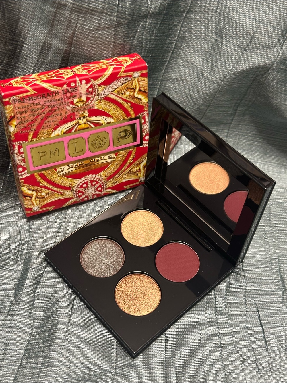 Pat McGrath Celestial Odyssey Luxe Quad Eyeshadow Palette Deep Space Divinity